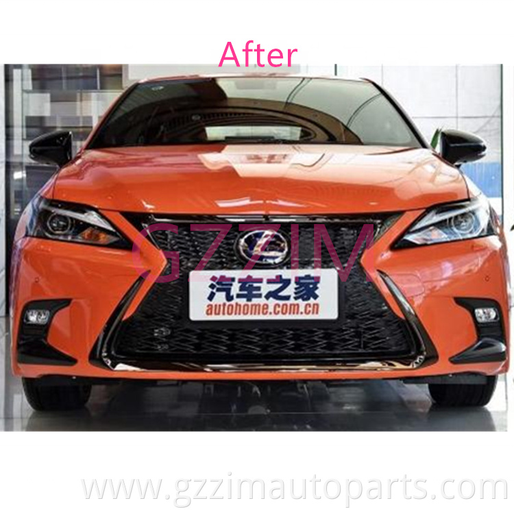 High Quality Car Accessories Front Body kit For Lexus CT 2015 to 2017 Sports Style Sports Grille